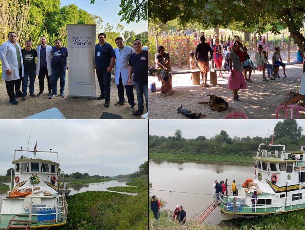 Atenciones Oftalmológicas Extramurales a Comunidades Indígenas del Río Paraguay