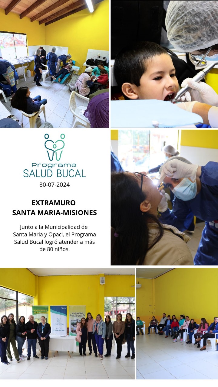 Jornada Extramural del Programa de Salud Bucal en Santa María de Fe